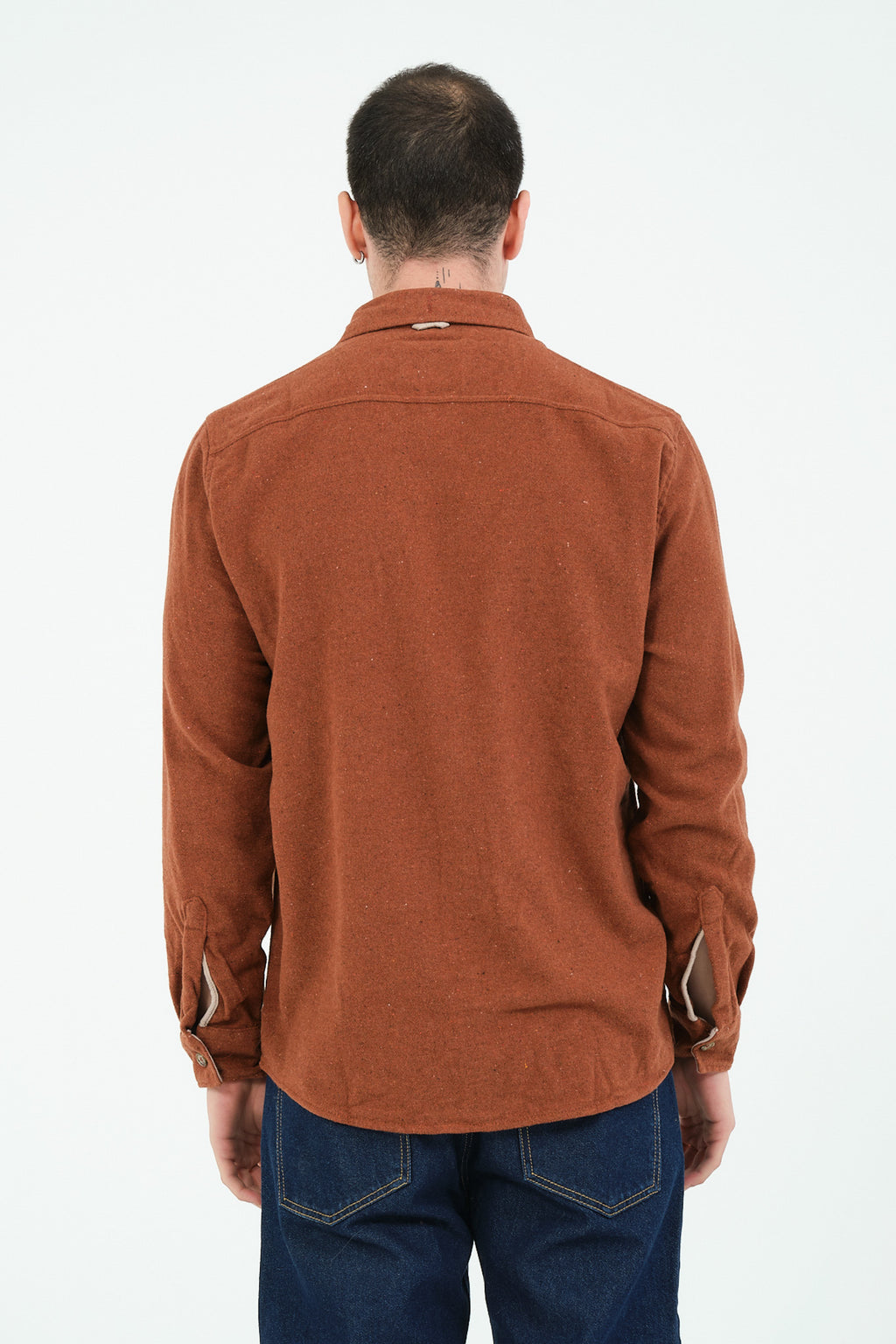 Düz Renk Flanel Oduncu Gömlek – %100 Pamuk, Regular Fit, Overshirt Kullanıma Uygun