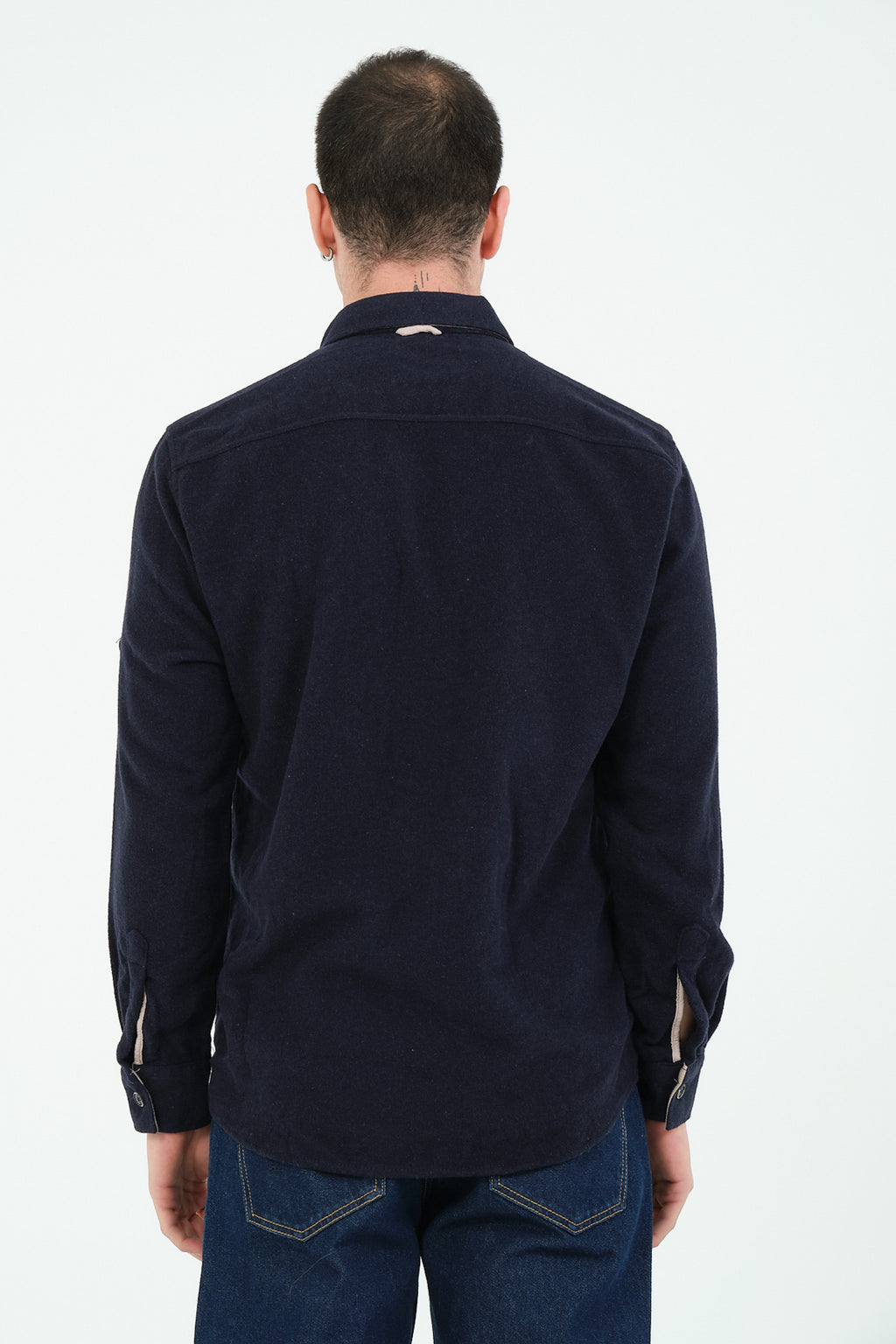 Düz Renk Flanel Oduncu Gömlek – %100 Pamuk, Regular Fit, Overshirt Kullanıma Uygun