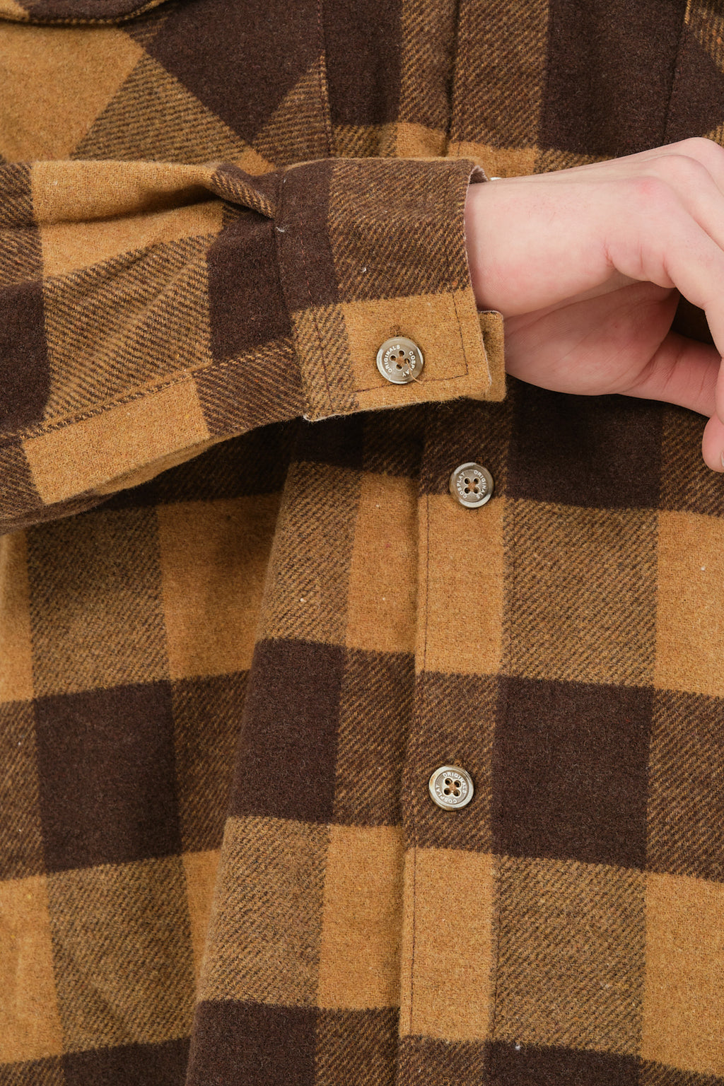 Cosplay Erkek Rahat Kesim Ekose Oduncu Flanel Gömlek - Kalın %100 Pamuk Çift Cep Kışlık