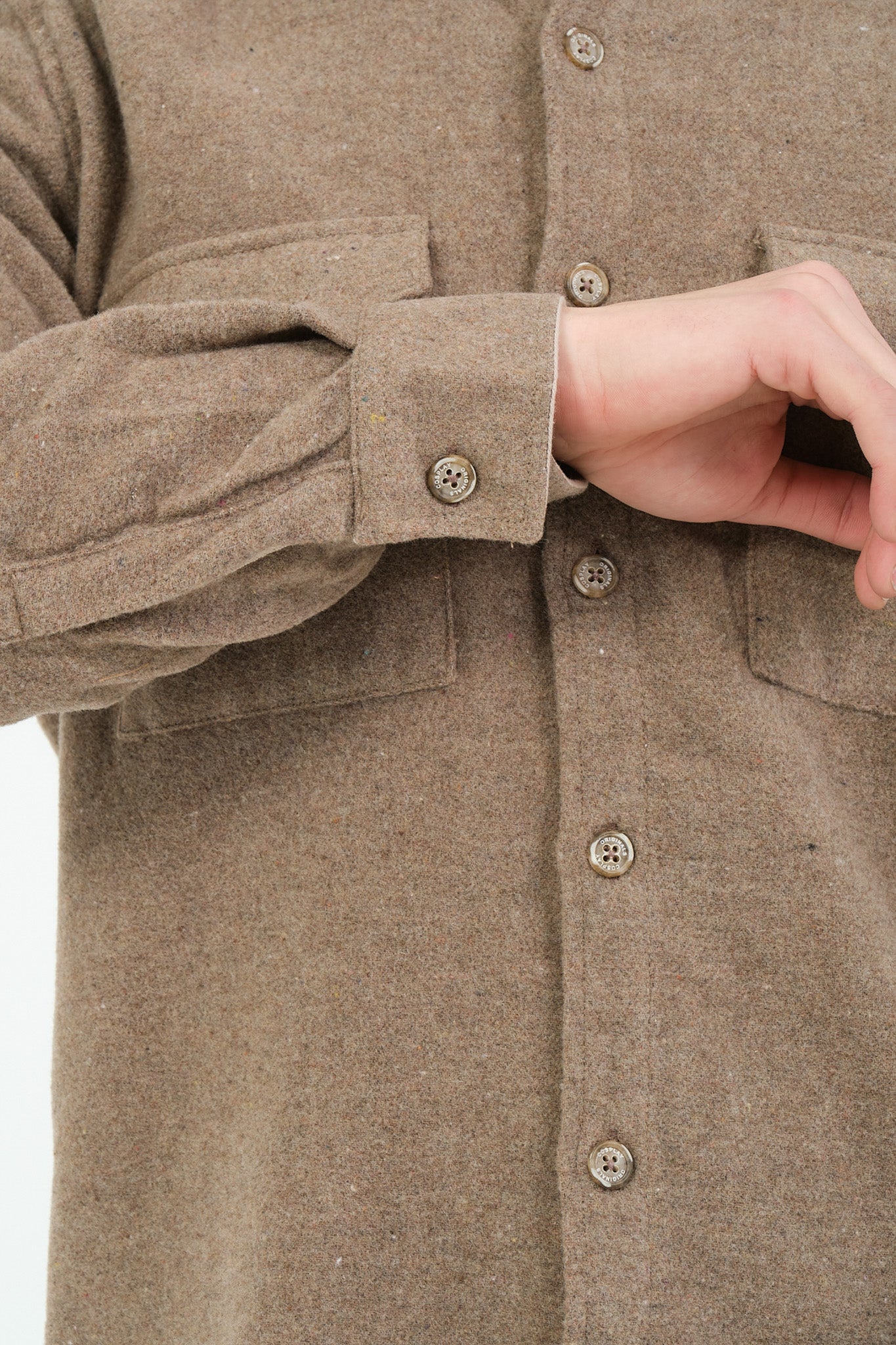 Düz Renk Flanel Oduncu Gömlek – %100 Pamuk, Regular Fit, Overshirt Kullanıma Uygun