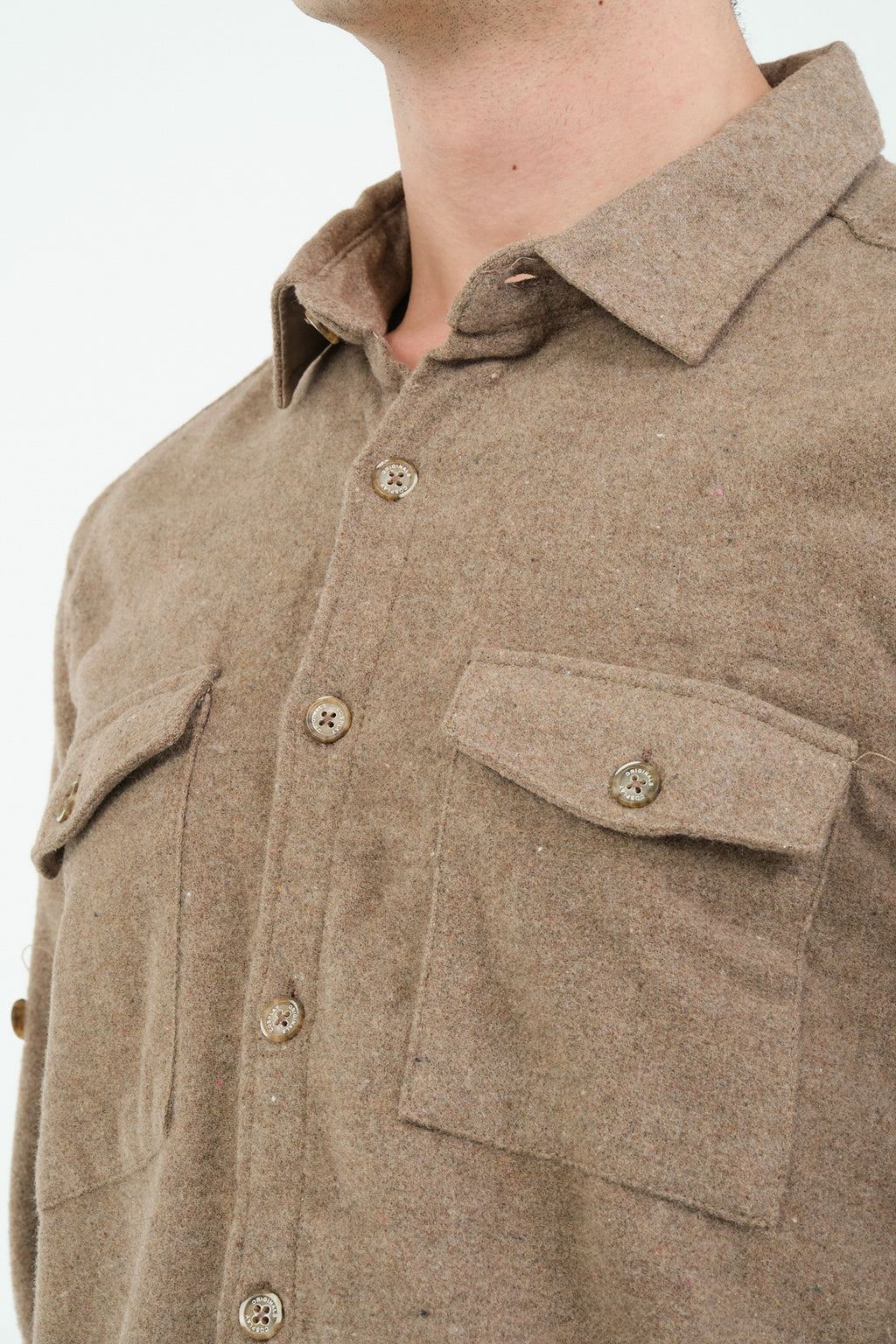 Düz Renk Flanel Oduncu Gömlek – %100 Pamuk, Regular Fit, Overshirt Kullanıma Uygun