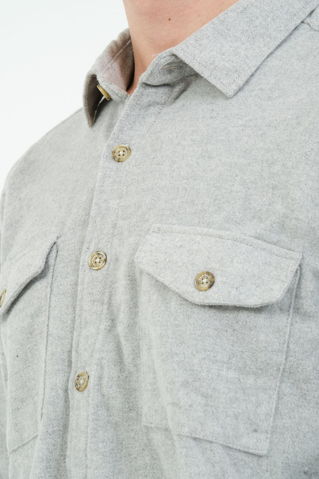 Düz Renk Flanel Oduncu Gömlek – %100 Pamuk, Regular Fit, Overshirt Kullanıma Uygun