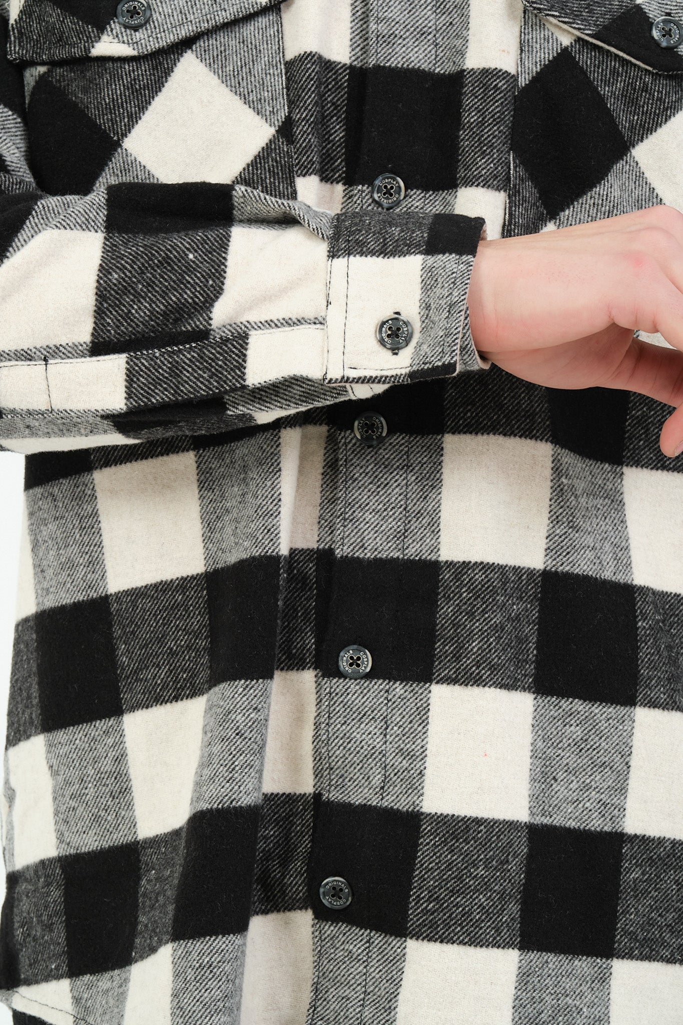 Cosplay Erkek Rahat Kesim Ekose Oduncu Flanel Gömlek - Kalın %100 Pamuk Çift Cep Kışlık