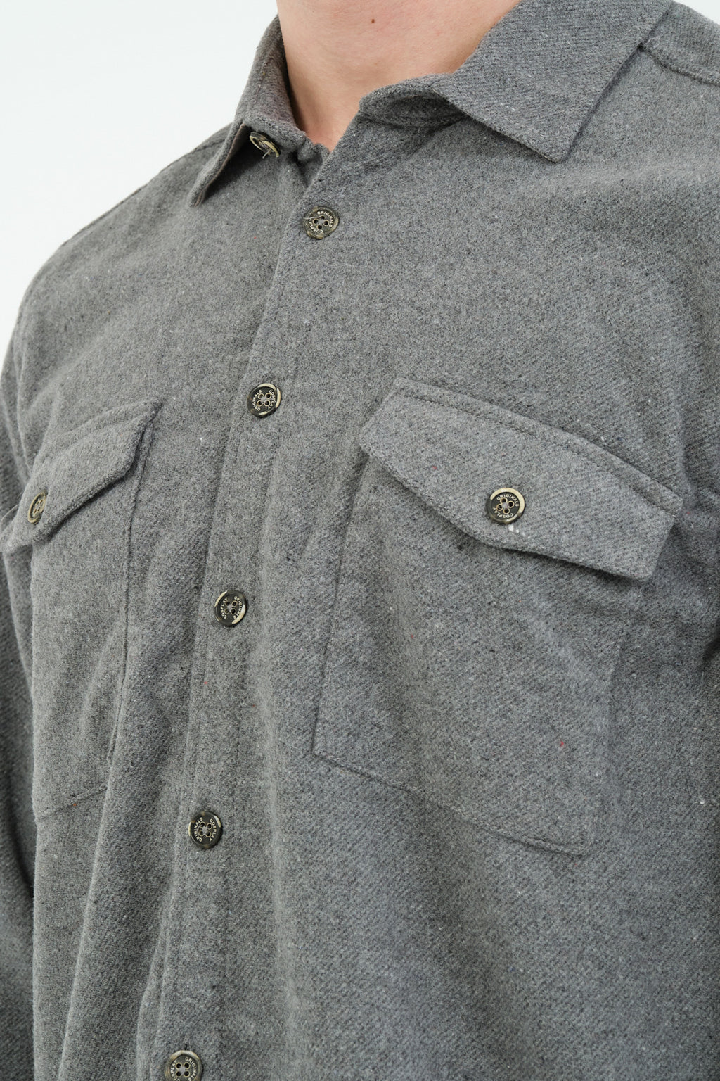 Düz Renk Flanel Oduncu Gömlek – %100 Pamuk, Regular Fit, Overshirt Kullanıma Uygun