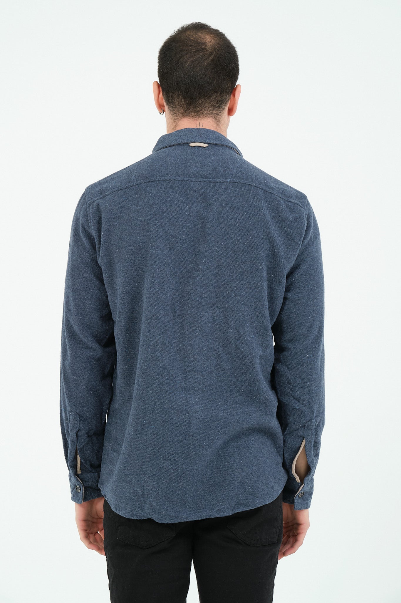 Düz Renk Flanel Oduncu Gömlek – %100 Pamuk, Regular Fit, Overshirt Kullanıma Uygun