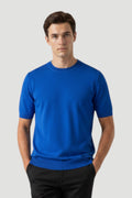 Cosplay Basic Bisiklet Yaka Viskon Karışımlı Erkek Kısa Kol Triko T-shirt
