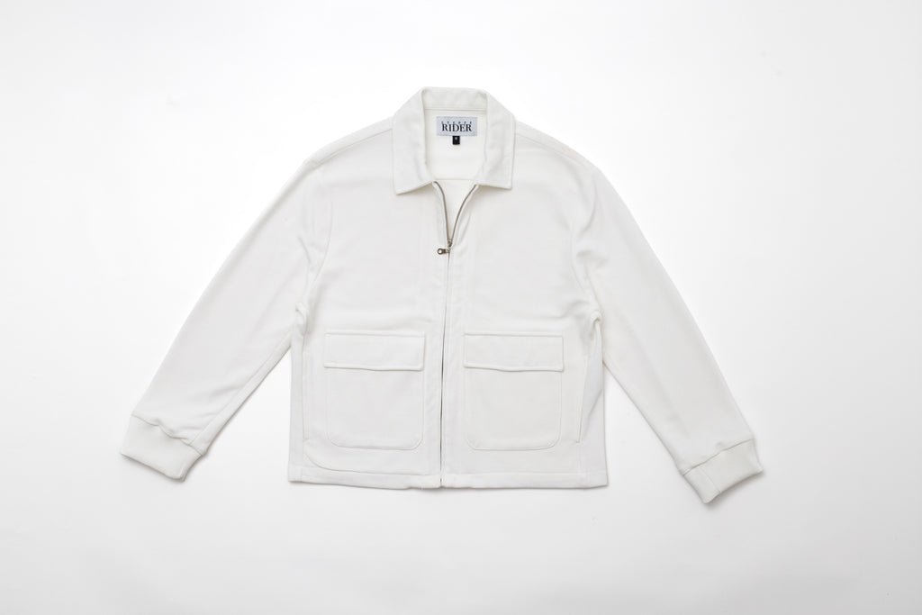 Steppe Rider Erkek Örme (Knit) Fermuarlı Çift Cep Detaylı Boxy Fit Overshirt Ceket Gömlek