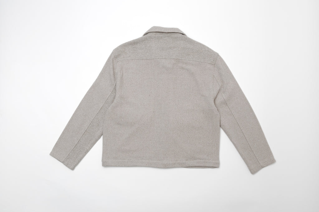 STEPPE RIDER MOLINE ZIPPER DOUBLE POCKET BOXY FIT OVERSHIRT