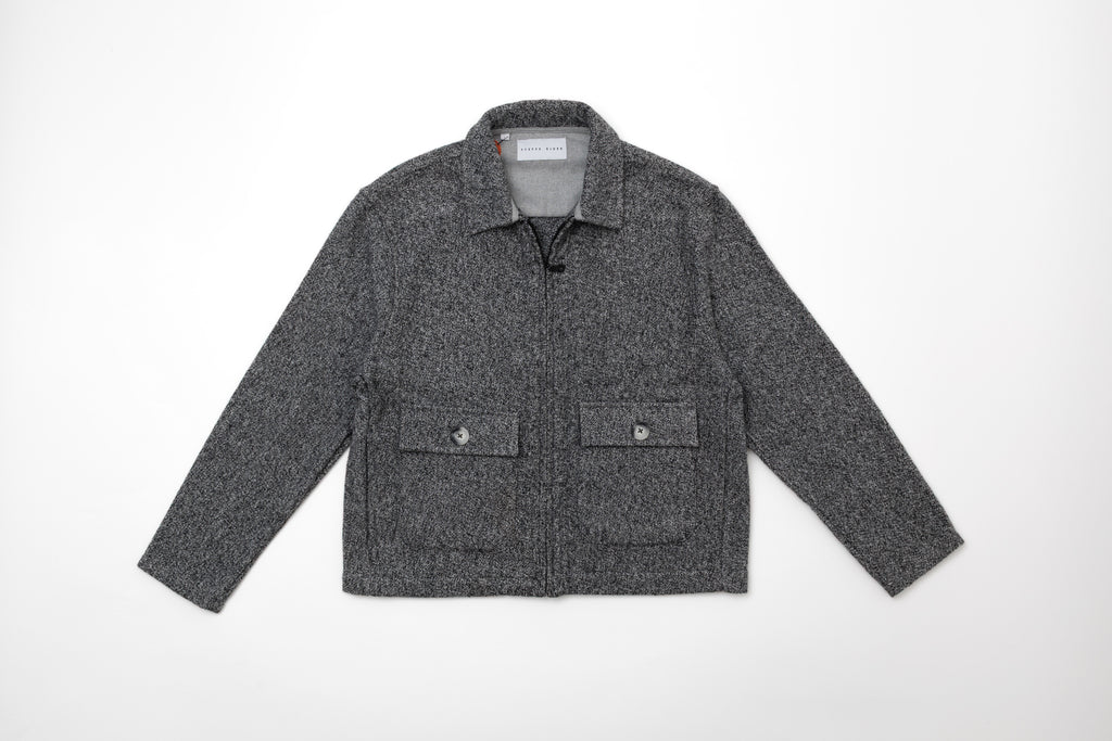 STEPPE RIDER MOLINE ZIPPER DOUBLE POCKET BOXY FIT OVERSHIRT