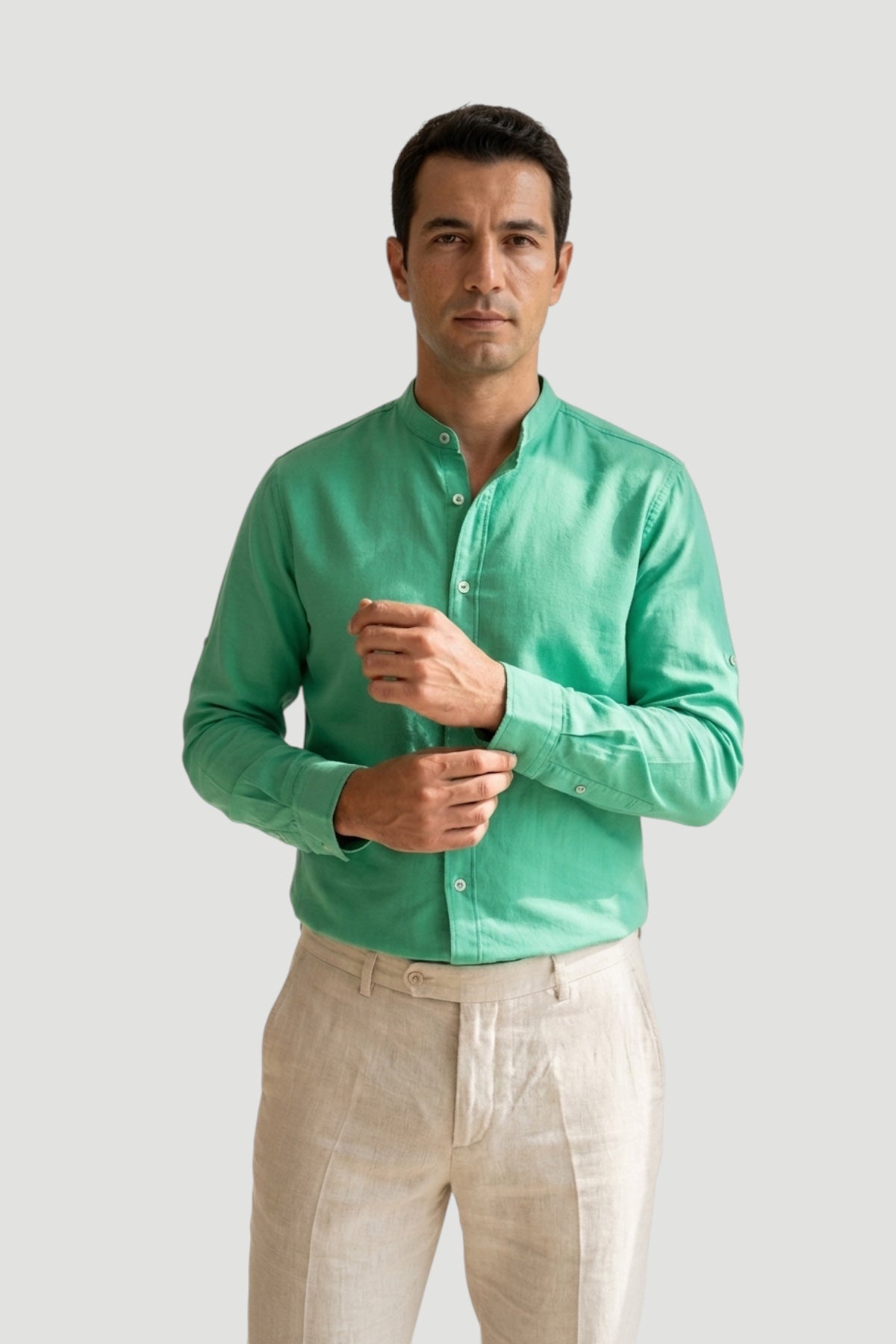 Cosplay Etamin Hakim Yaka Slim Fit Uzun Kol Gömlek